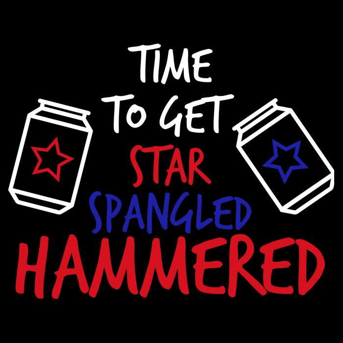Star Spangled Hammered Backpack