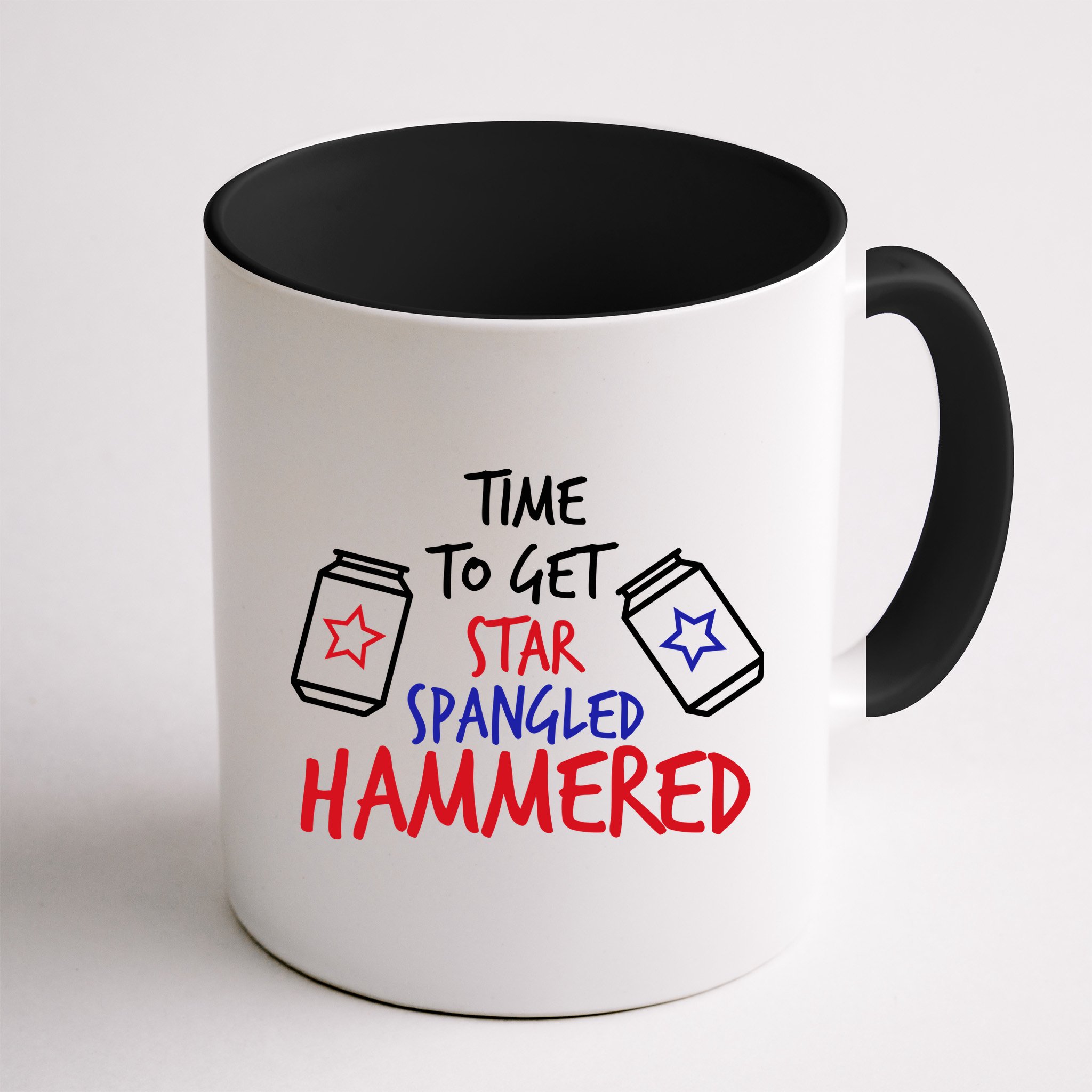 Star Spangled Hammered Mug
