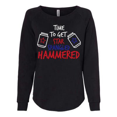 Star Spangled Hammered Womens California Wash Sweatshirt