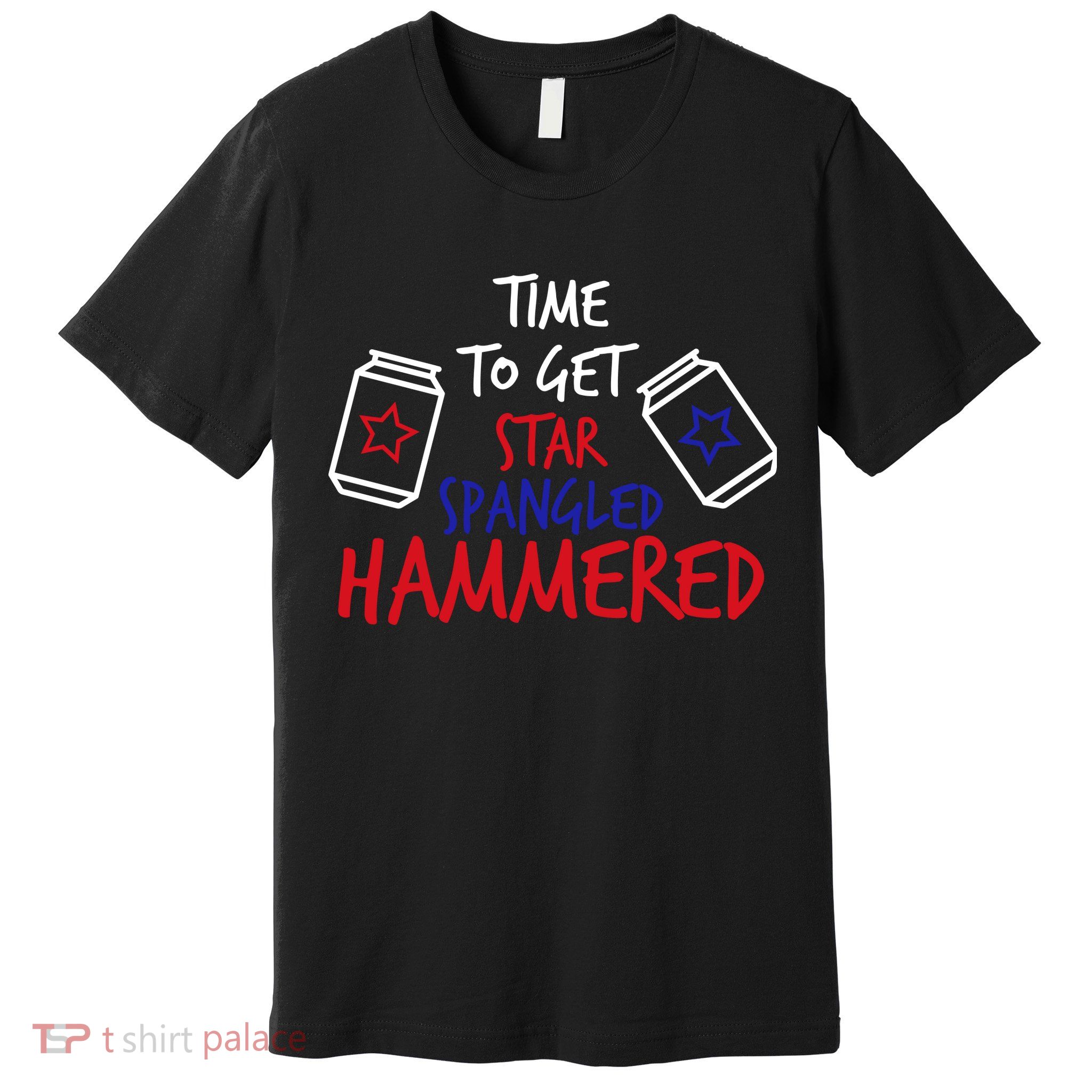 Star Spangled Hammered Premium T-Shirt