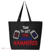 Star Spangled Hammered 25L Jumbo Tote