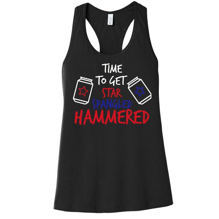 Star Spangled Hammered Women's Racerback Tank