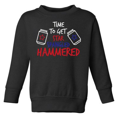 Star Spangled Hammered Toddler Sweatshirt