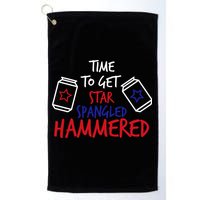 Star Spangled Hammered Golf Towel