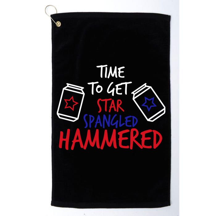 Star Spangled Hammered Golf Towel