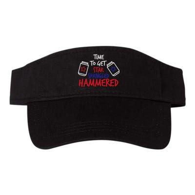 Star Spangled Hammered Valucap Bio-Washed Visor