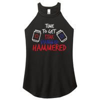 Star Spangled Hammered Women's Perfect Tri Rocker Tank