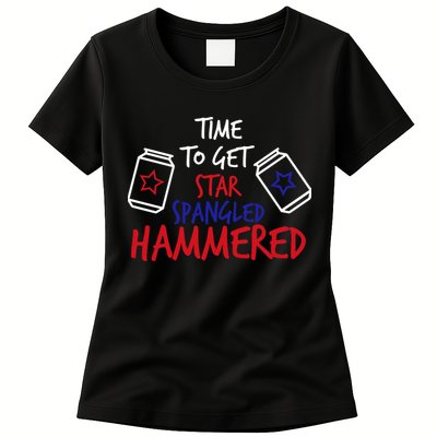 Star Spangled Hammered Womens T-Shirt