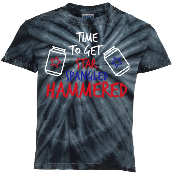 Star Spangled Hammered Kids Tie-Dye T-Shirt