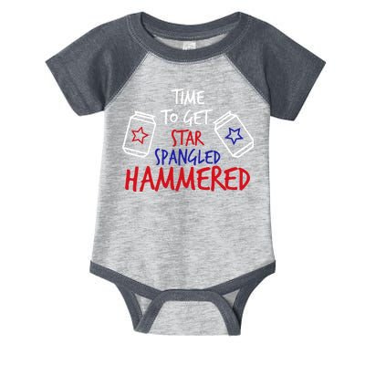 Star Spangled Hammered Infant Baby Jersey Bodysuit