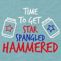 Star Spangled Hammered Sueded Cloud Jersey T-Shirt