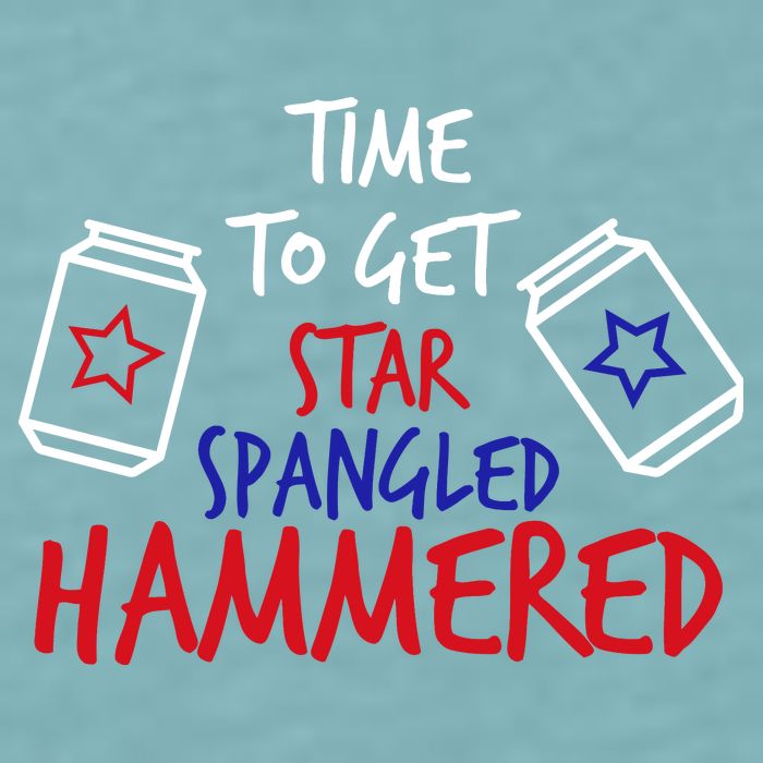 Star Spangled Hammered Sueded Cloud Jersey T-Shirt