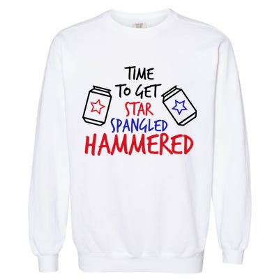 Star Spangled Hammered Garment-Dyed Sweatshirt