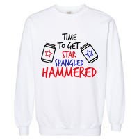 Star Spangled Hammered Garment-Dyed Sweatshirt