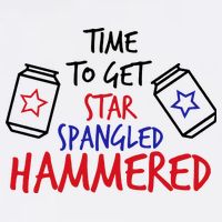 Star Spangled Hammered Garment-Dyed Sweatshirt