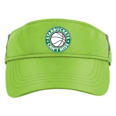 Starbuckets Can't Miss Basketball Adult Drive Performance Visor