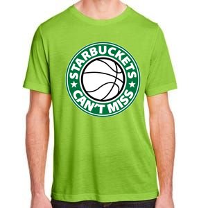 Starbuckets Can't Miss Basketball Adult ChromaSoft Performance T-Shirt