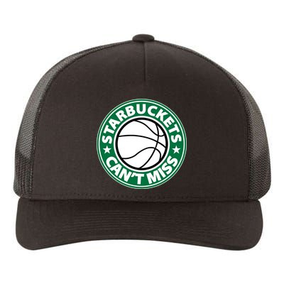 Starbuckets Can't Miss Basketball Yupoong Adult 5-Panel Trucker Hat