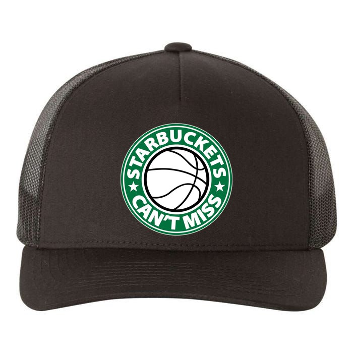 Starbuckets Can't Miss Basketball Yupoong Adult 5-Panel Trucker Hat