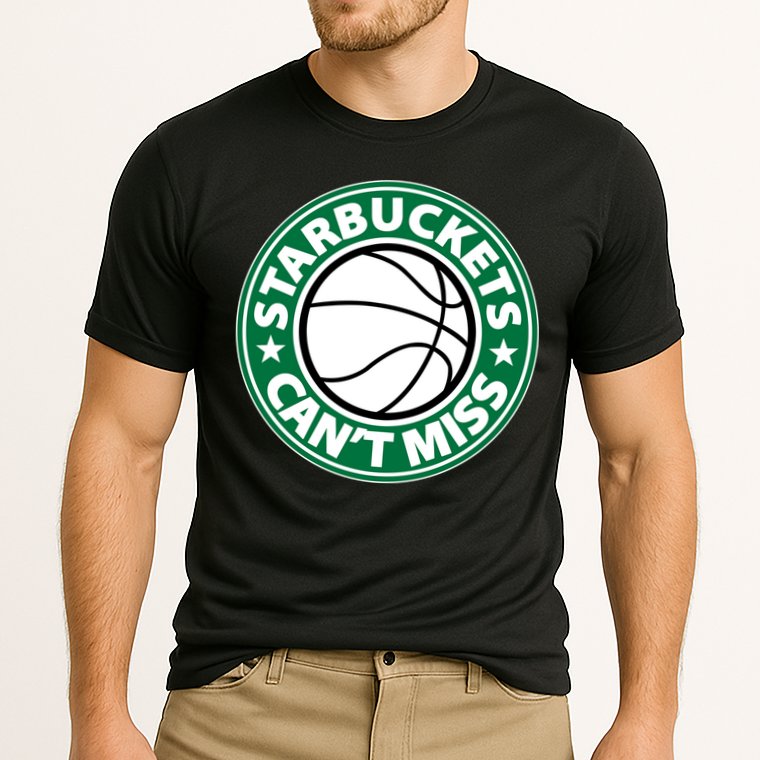 Starbuckets Can't Miss Basketball Performance Shirt