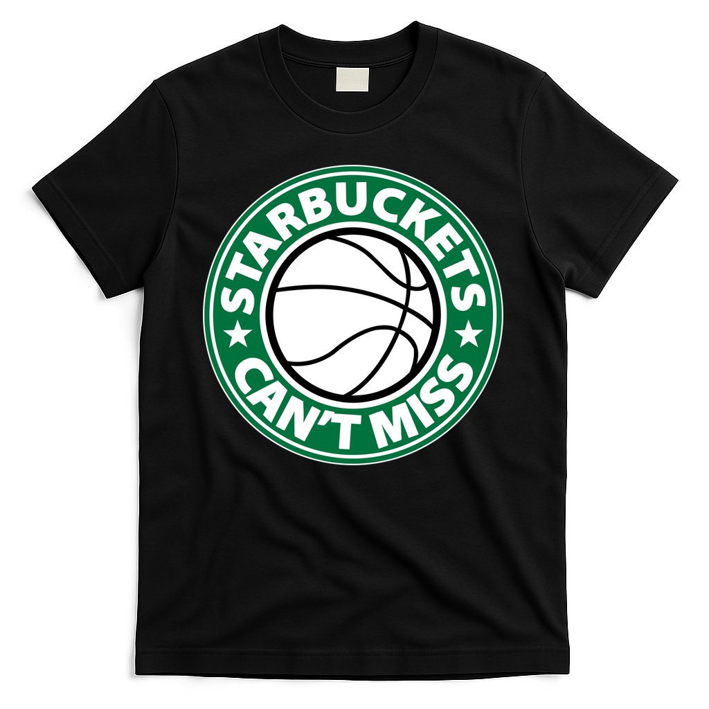 Starbuckets Can't Miss Basketball T-Shirt