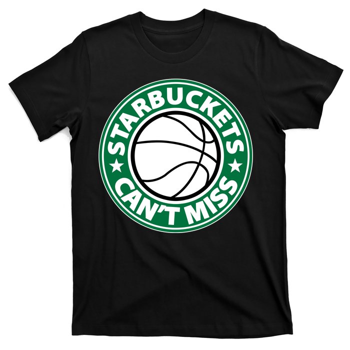 Starbuckets Can't Miss Basketball T-Shirt