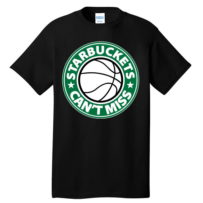 Starbuckets Can't Miss Basketball Tall T-Shirt