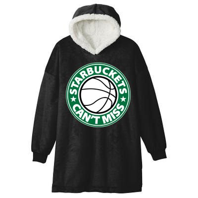 Starbuckets Can't Miss Basketball Hooded Wearable Blanket