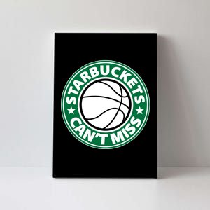 Starbuckets Can't Miss Basketball Canvas