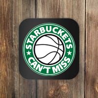 Starbuckets Can't Miss Basketball Coaster