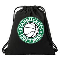 Starbuckets Can't Miss Basketball Drawstring Bag