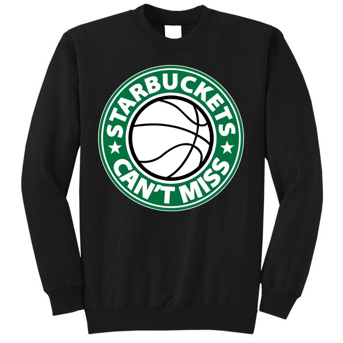 Starbuckets Can't Miss Basketball Tall Sweatshirt