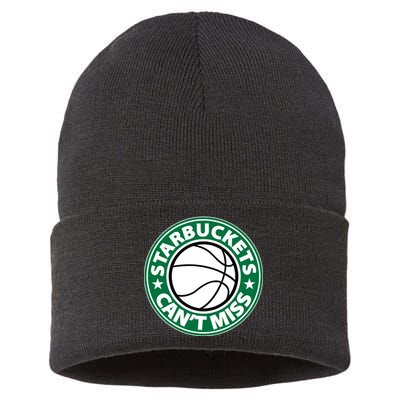 Starbuckets Can't Miss Basketball Sustainable Knit Beanie