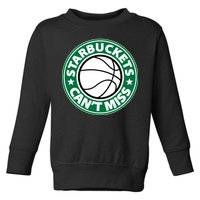 Starbuckets Can't Miss Basketball Toddler Sweatshirt