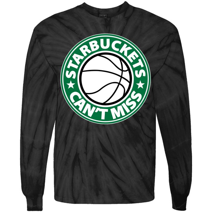 Starbuckets Can't Miss Basketball Tie-Dye Long Sleeve Shirt