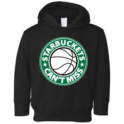 Starbuckets Can't Miss Basketball Toddler Hoodie