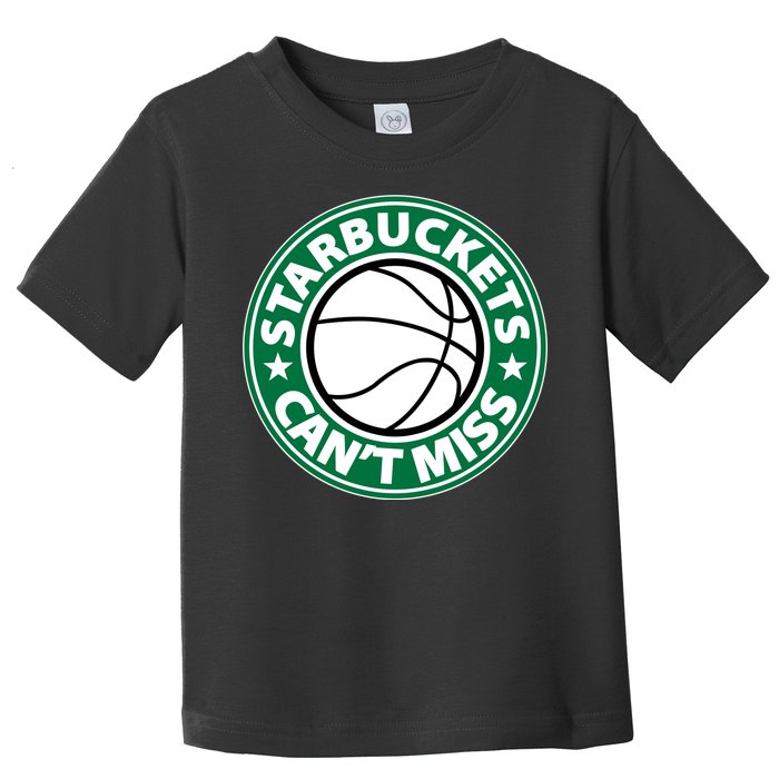 Starbuckets Can't Miss Basketball Toddler T-Shirt