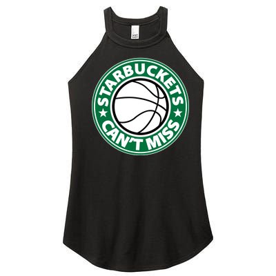 Starbuckets Can't Miss Basketball Women’s Perfect Tri Rocker Tank