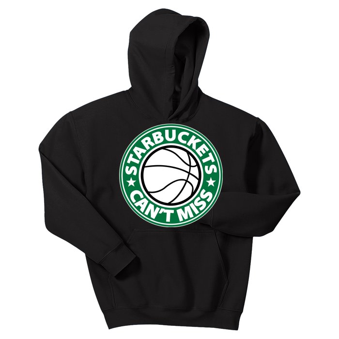 Starbuckets Can't Miss Basketball Kids Hoodie