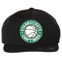 Starbuckets Can't Miss Basketball Wool Snapback Cap