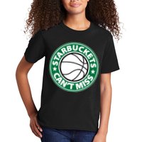 Starbuckets Can't Miss Basketball Kids T-Shirt