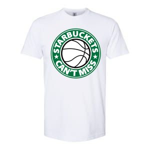 Starbuckets Can't Miss Basketball Softstyle® CVC T-Shirt