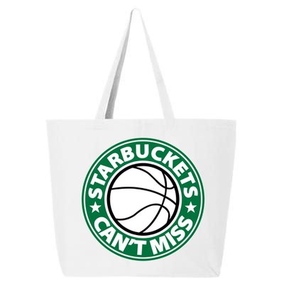 Starbuckets Can't Miss Basketball 25L Jumbo Tote