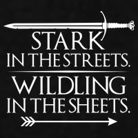 Stark In The Streets Wildling In The Sheets Ladies PosiCharge Tri-Blend Wicking Tank