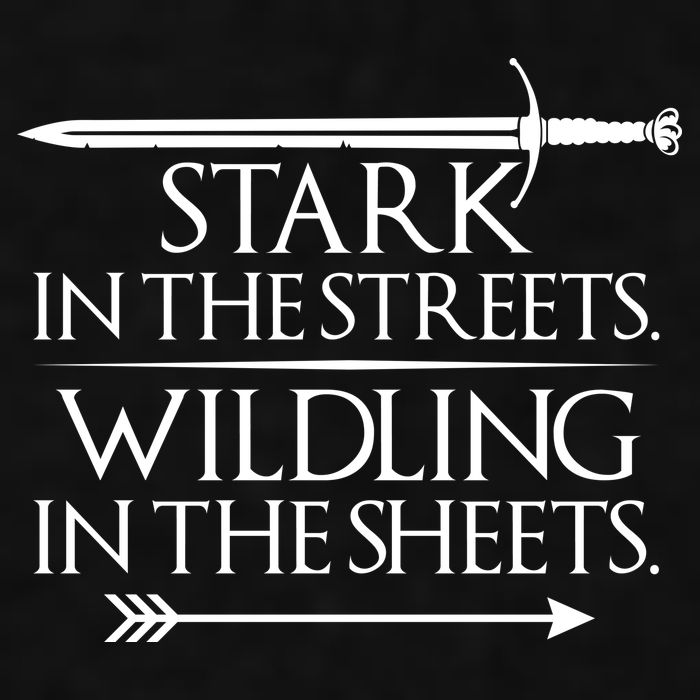 Stark In The Streets Wildling In The Sheets Ladies PosiCharge Tri-Blend Wicking Tank