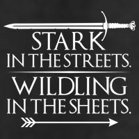 Stark In The Streets Wildling In The Sheets Garment-Dyed Fleece Hoodie