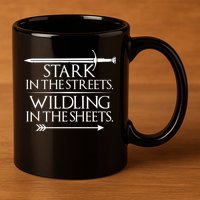 Stark In The Streets Wildling In The Sheets 11oz C Handle Ceramic Mug