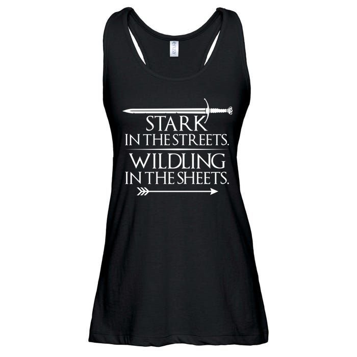 Stark In The Streets Wildling In The Sheets Ladies Essential Flowy Tank