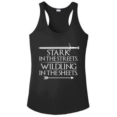 Stark In The Streets Wildling In The Sheets Ladies PosiCharge Competitor Racerback Tank