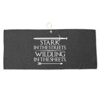 Stark In The Streets Wildling In The Sheets Large Microfiber Waffle Golf Towel